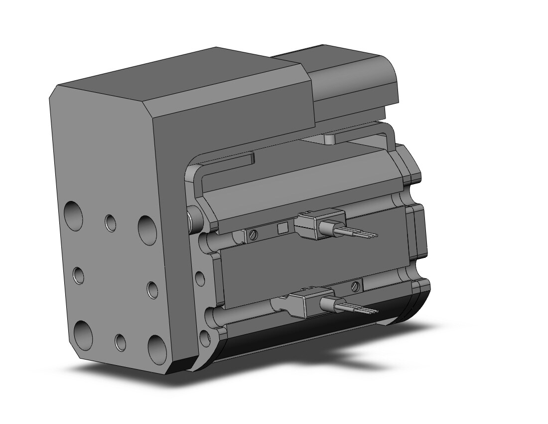 SMC MXZ25L-20L-M9PWVZ cylinder, air, COMPACT CYLINDER W/LINEAR GUIDE