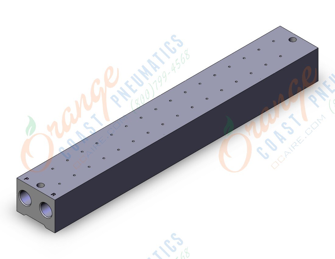 SMC SS5YJ5-42-16-01T mfld assy, 16-sta, SS5YJ5 MANIFOLD SYJ5000 5/PORT