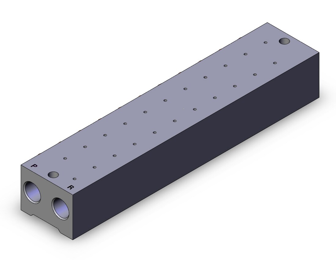 SMC SS5YJ5-42-11-N7T mfld base, SS5YJ5 MANIFOLD SYJ5000 5/PORT