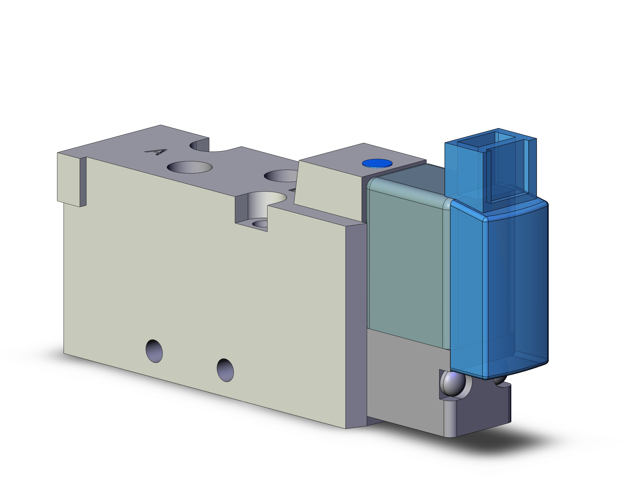 SMC SYJ5120-5MOZ-M5-Q valve, sgl sol, body pt, SYJ5000 SOLENOID VALVE 5/PORT***