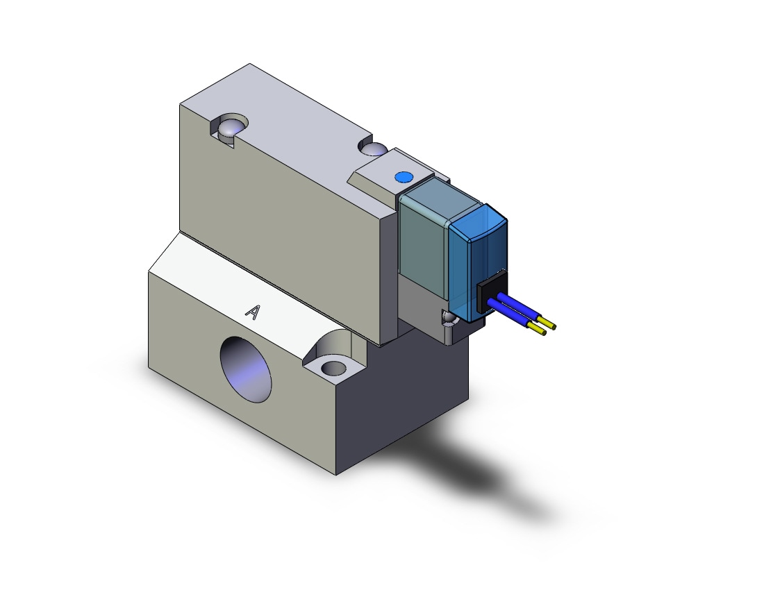 SMC SYJ714R-5GZ-02 valve, sol, base mt (dc), SYJ700 SOLENOID VALVE 3/PORT***