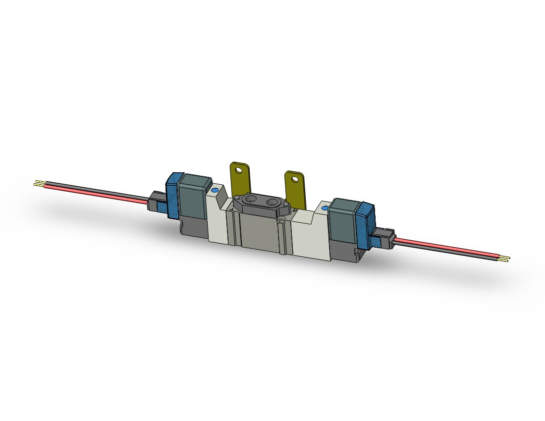 SMC SY3420-5LZ-M5-F2 valve, dbl sol, body pt (dc), SY3000 SOL/VALVE, RUBBER SEAL***