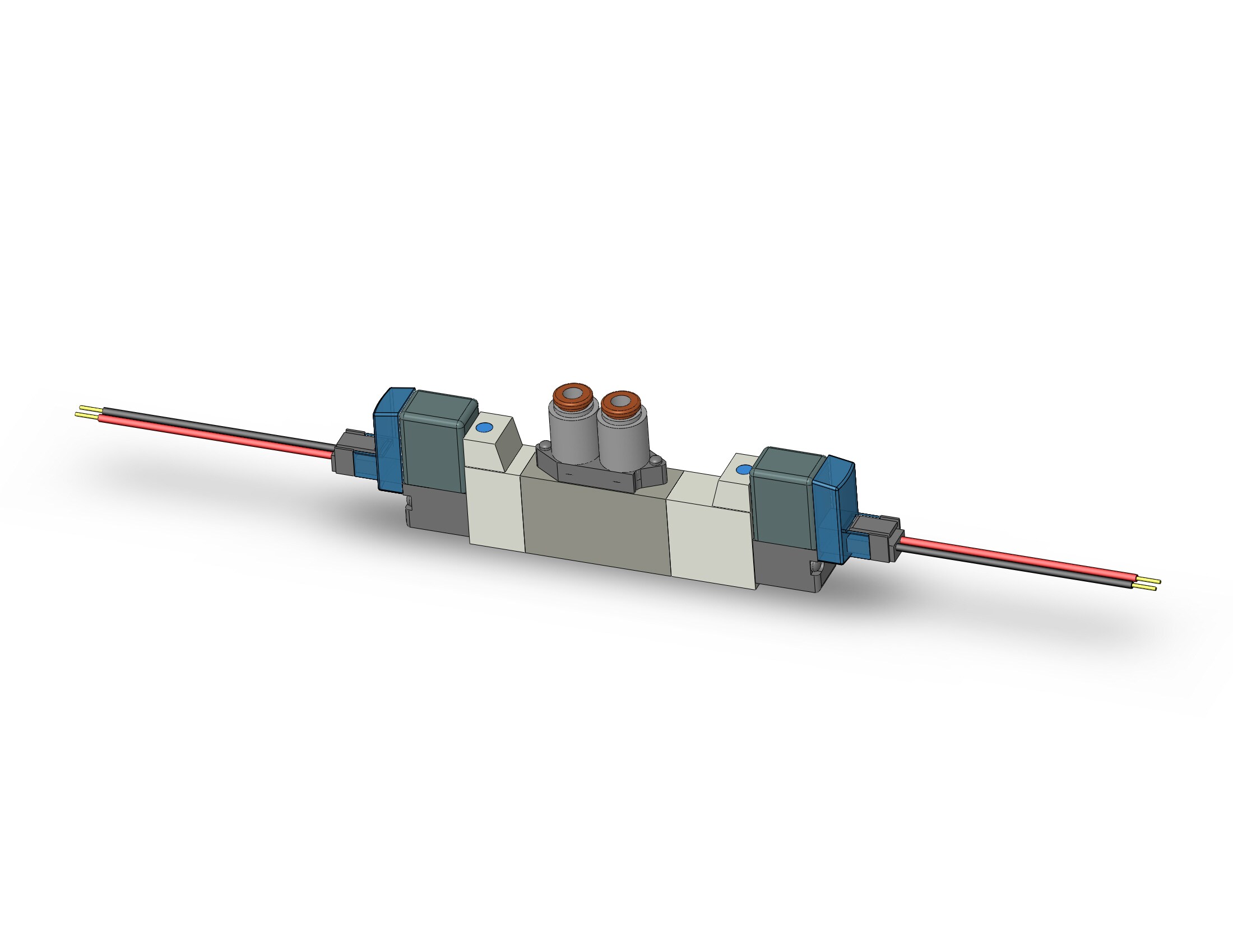 SMC SY3460-5LU-C4 valve, dbl sol, cassette (dc), SY3000 SOL/VALVE, RUBBER SEAL