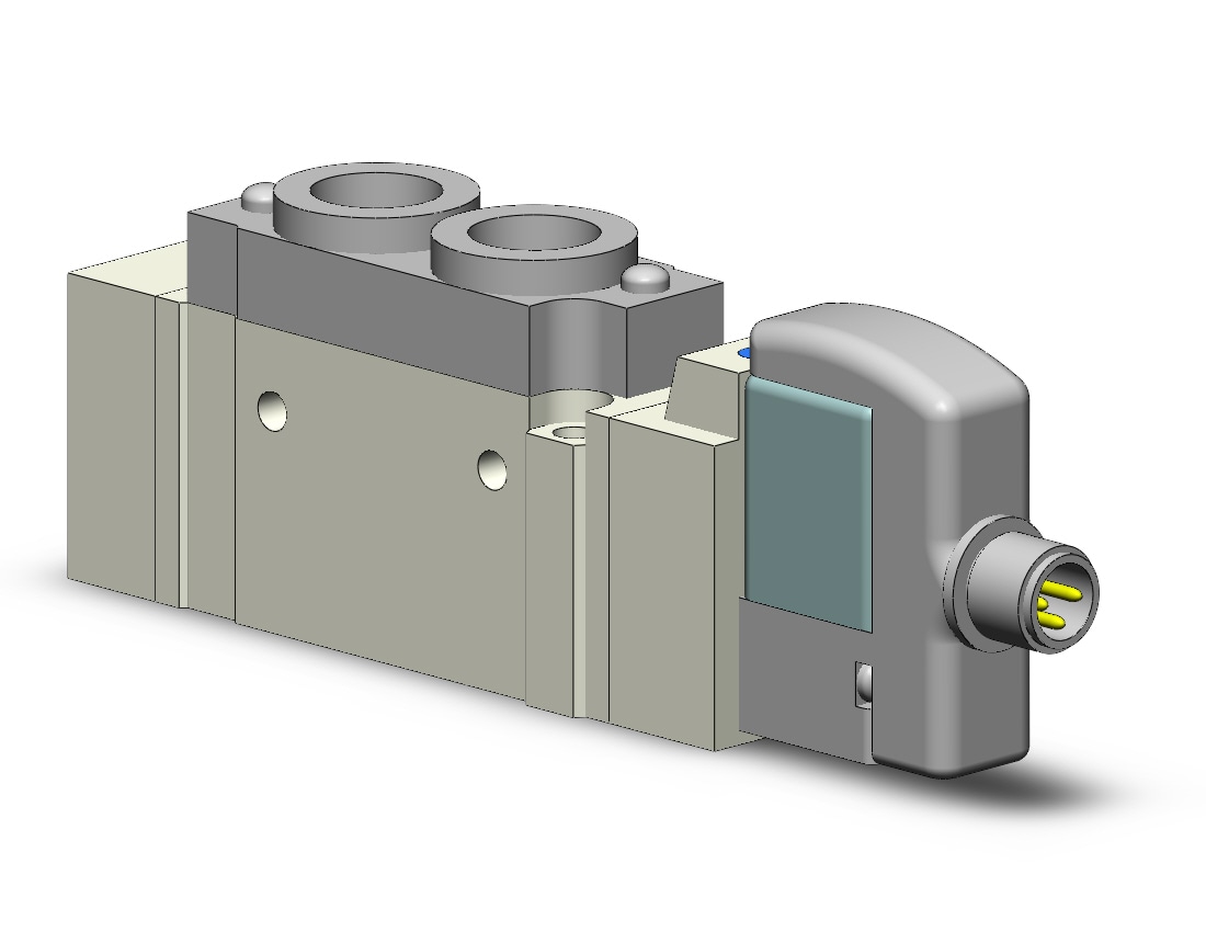 SMC SY5120-5WOZ-01F valve, sgl sol, SY5000 SOL/VALVE, RUBBER SEAL***
