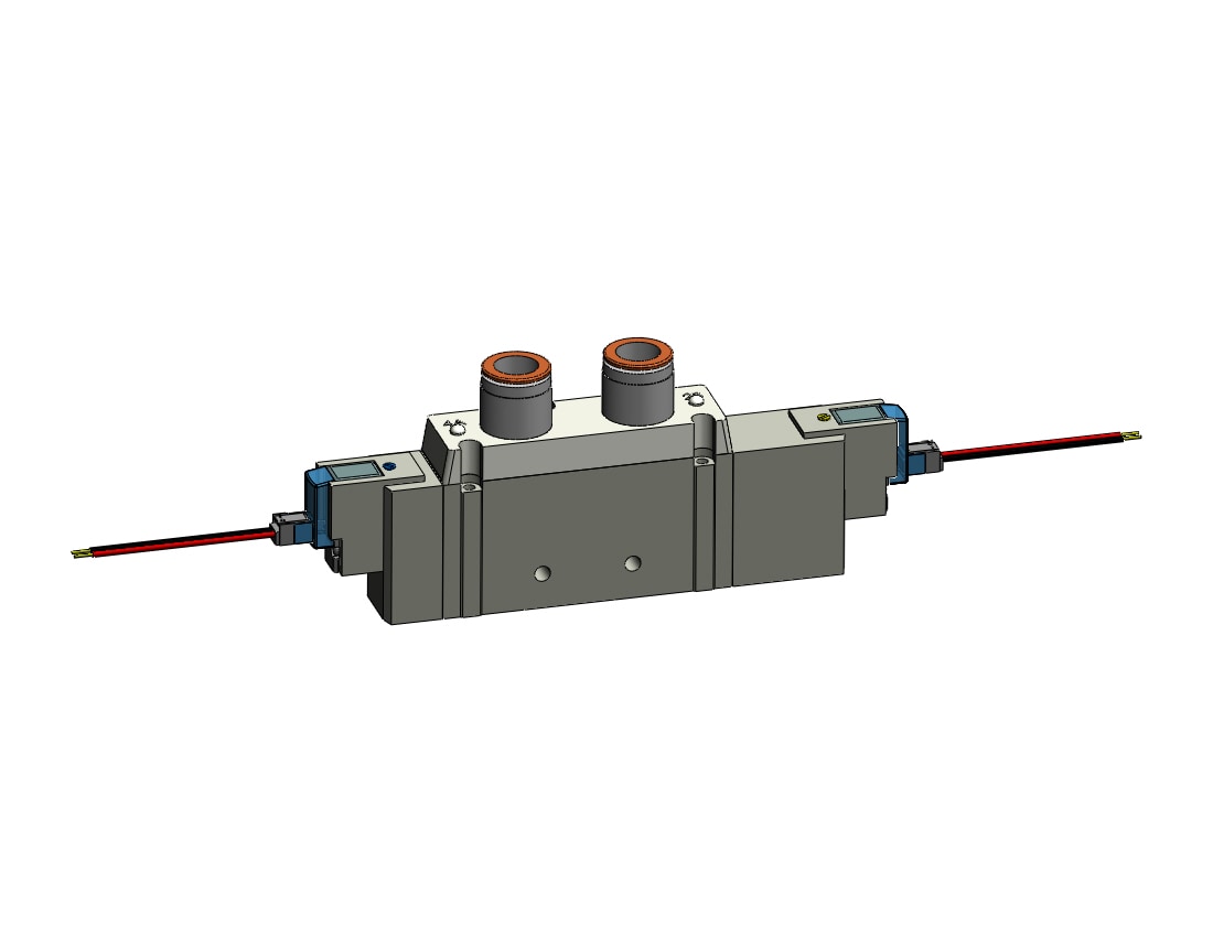 SMC SY9320-5LZD-C12 valve, dbl sol, 4/5 PORT SOLENOID VALVE
