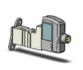 SMC SYJ3120-5WOU-M3-F valve/sol, 4/5 PORT SOLENOID VALVE