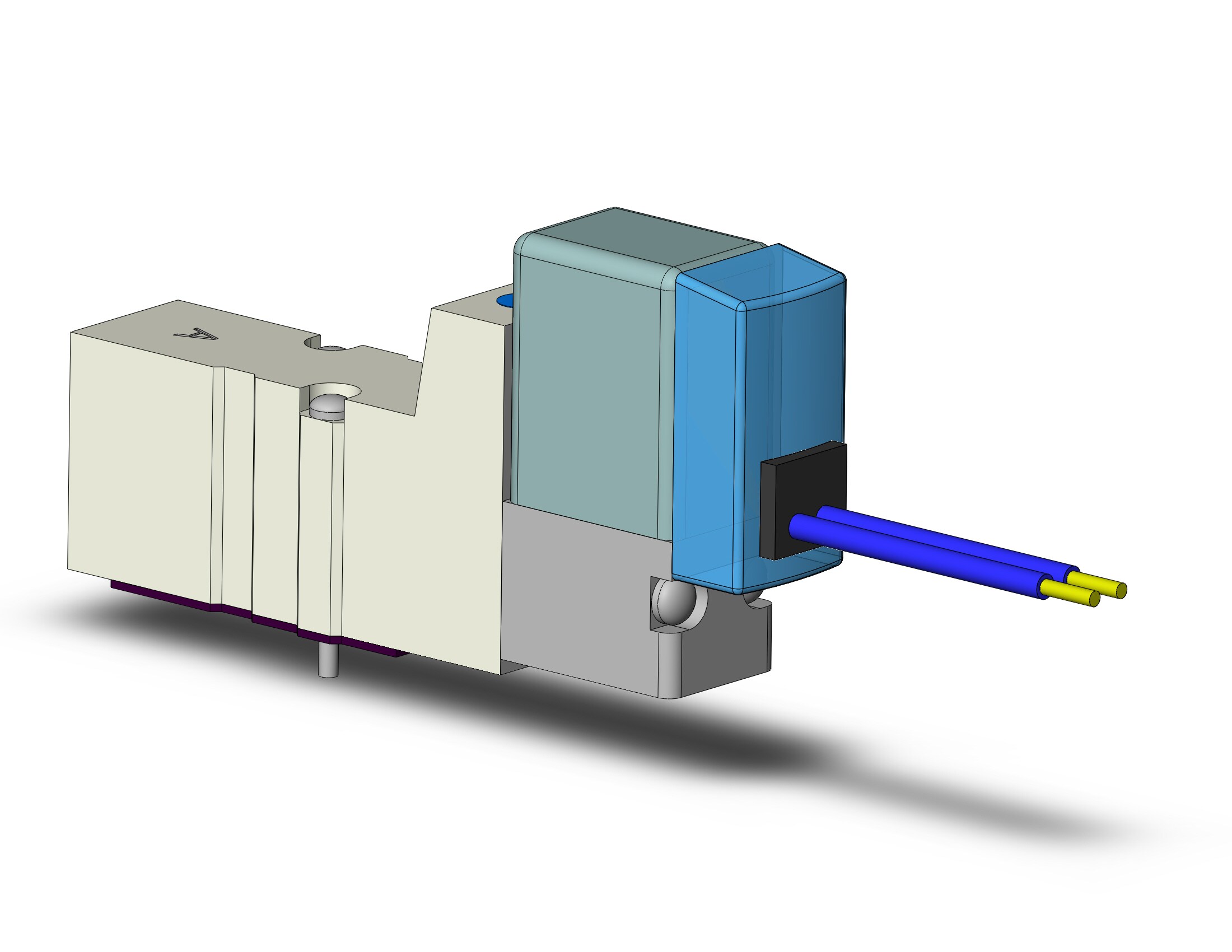 SMC SYJ3143-5G valve, sgl sol, base mt (dc), SYJ3000 SOL VALVE 4/5 PORT***