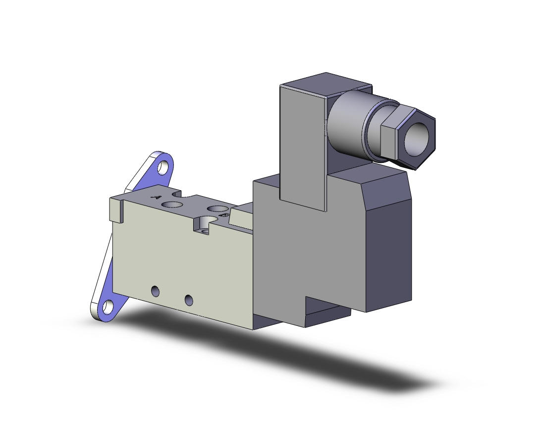 SMC SYJ5120-1D-M5-F valve, sgl sol, body pt, SYJ5000 SOLENOID VALVE 5/PORT***