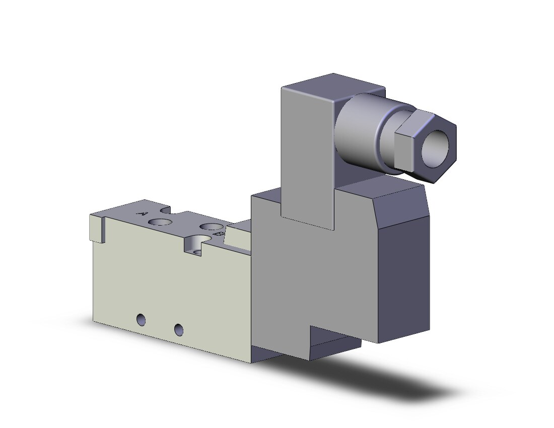 SMC SYJ5123-5DZ-M5 valve, sgl sol, body pt, SYJ5000 SOLENOID VALVE 5/PORT***