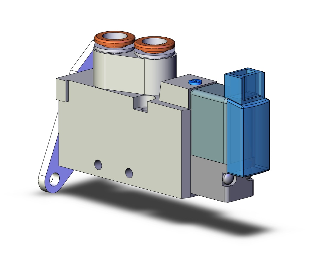 SMC SYJ5123T-5MOZD-N7-F valve, sgl sol, body pt, SYJ5000 SOLENOID VALVE 5/PORT***