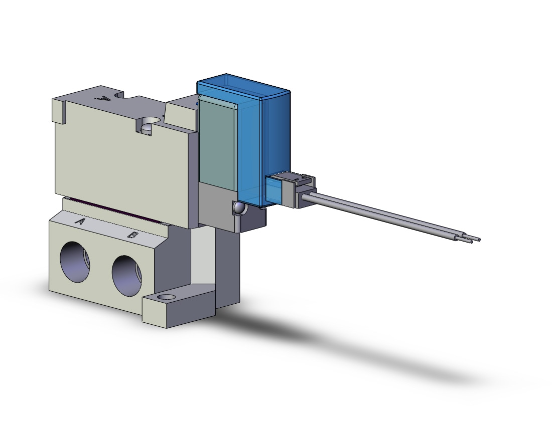 SMC SYJ5140-1L-01 valve, sgl sol, base mt (ac), SYJ5000 SOLENOID VALVE 5/PORT***