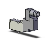 SMC SYJ5140-4DZ valve, sol, SYJ5000 SOLENOID VALVE 5/PORT***
