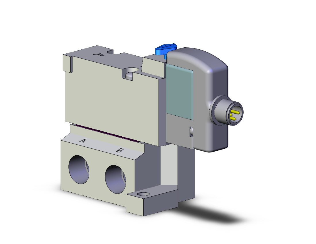 SMC SYJ5140-5WOZE-01T-Q valve, sgl sol,, SYJ5000 SOLENOID VALVE 5/PORT