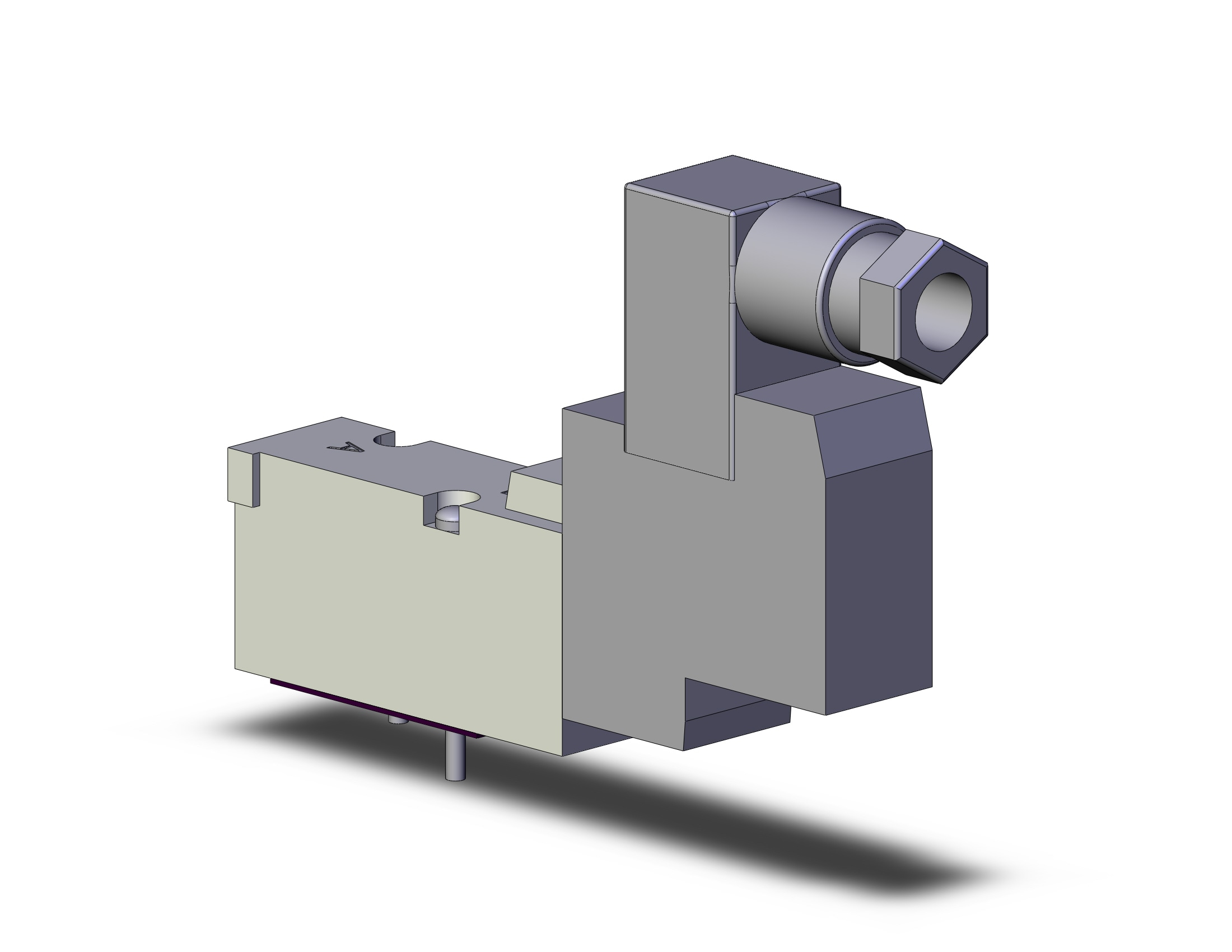 SMC SYJ5143-5D valve, sgl sol, SYJ5000 SOLENOID VALVE 5/PORT***