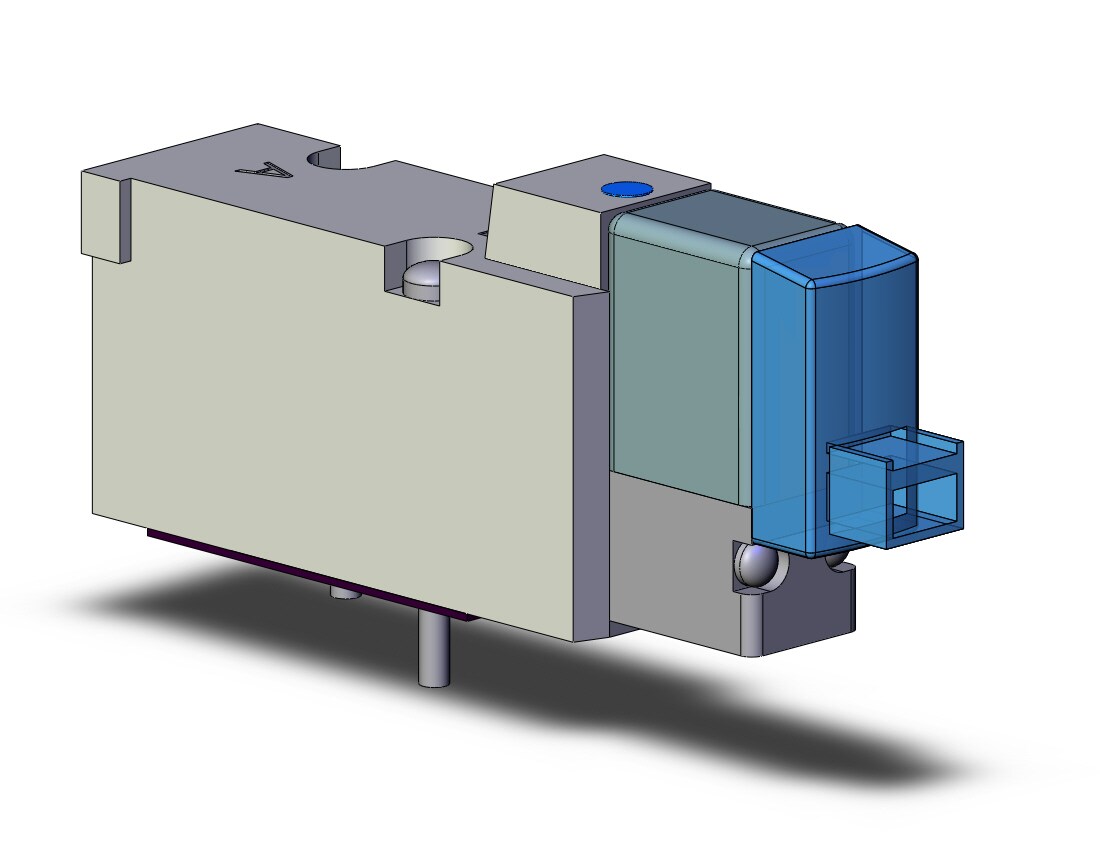 SMC SYJ5143T-5LOZ valve, sgl sol, base mt, SYJ5000 SOLENOID VALVE 5/PORT***