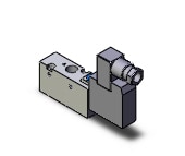 SMC SYJ712-5DZE-01N valve, sol, body pt, SYJ700 SOLENOID VALVE 3/PORT***