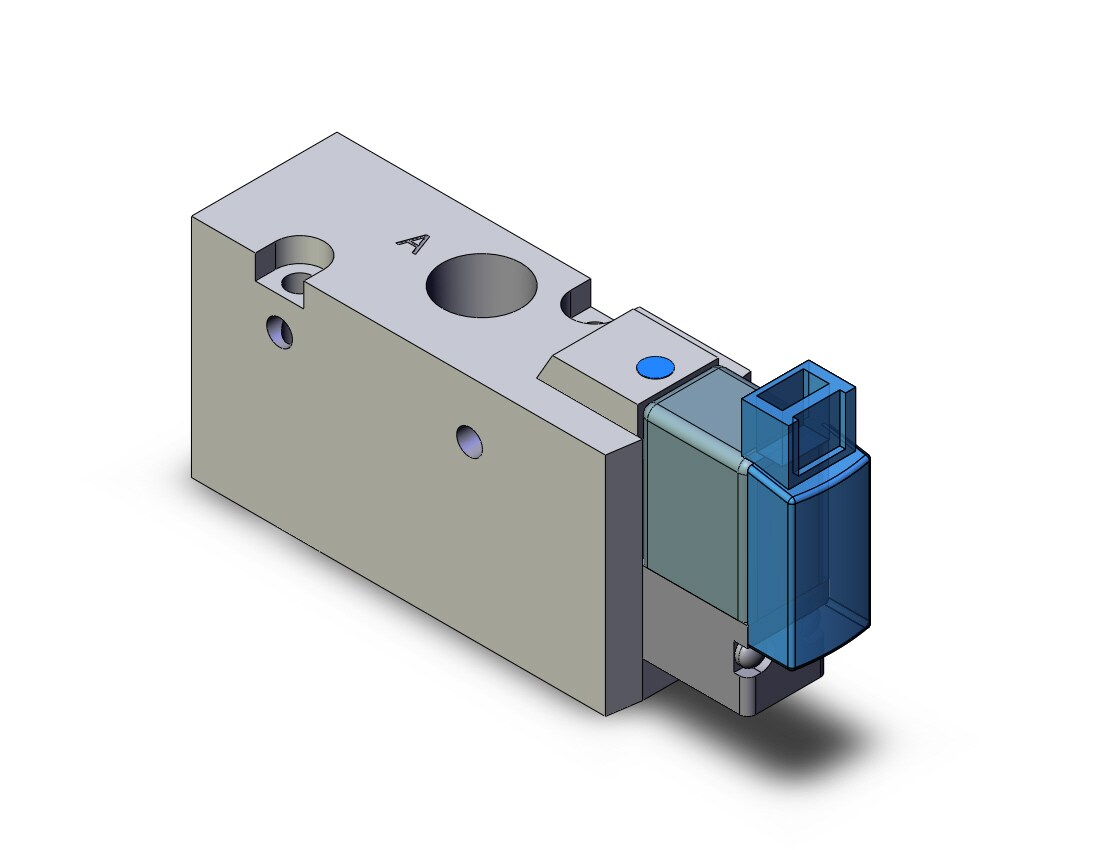 SMC SYJ712M-5MO-01T valve, sol, body pt (dc), SYJ700 SOLENOID VALVE 3/PORT