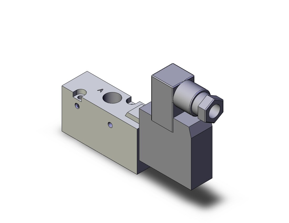 SMC SYJ712R-5DZ-01F valve, sol, body pt, SYJ700 SOLENOID VALVE 3/PORT***
