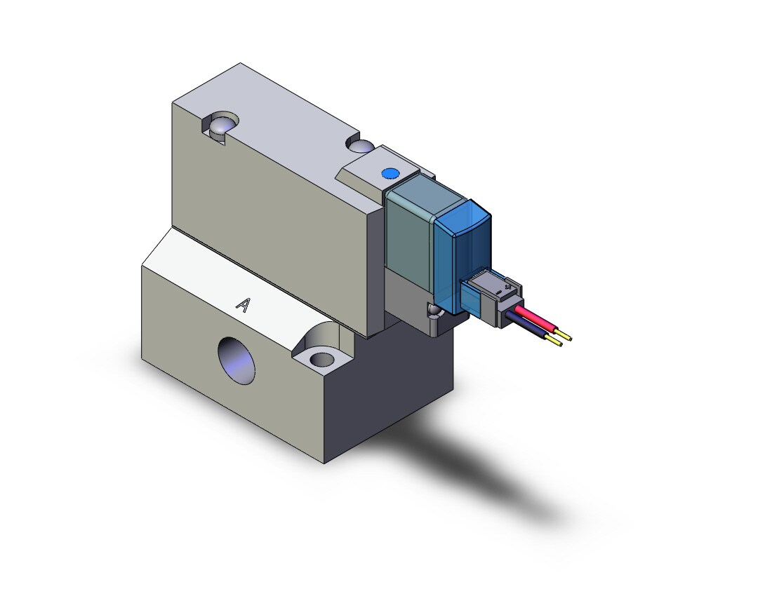 SMC SYJ714-5LS-01T valve, sol, base mt (dc), SYJ700 SOLENOID VALVE 3/PORT
