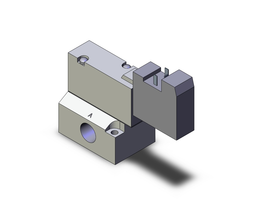 SMC SYJ714R-3DO-02 valve, sol, base mt, SYJ700 SOLENOID VALVE 3/PORT