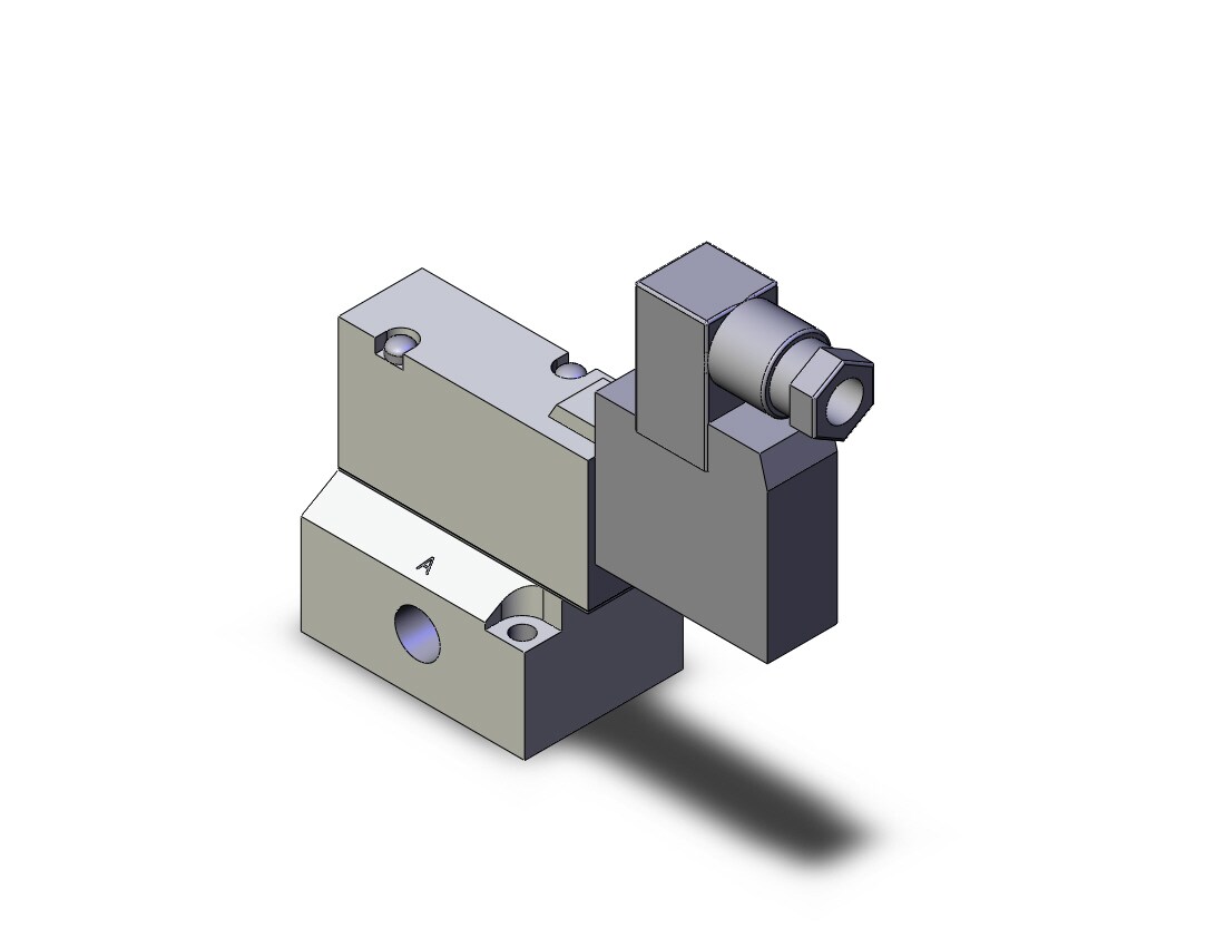 SMC SYJ714R-5DZ-01F valve, sol, base mt, SYJ700 SOLENOID VALVE 3/PORT***