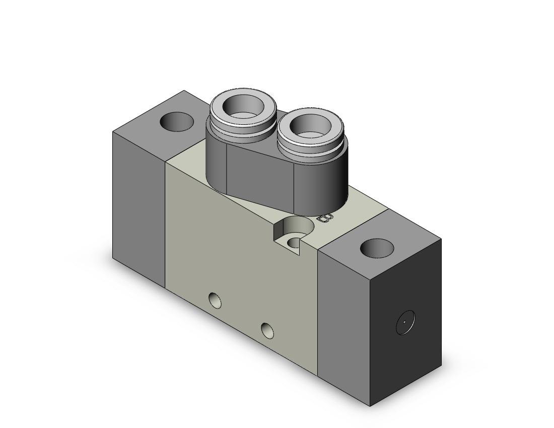 SMC SYJA5220-C6 valve, air pilot, SYJ5000 SOLENOID VALVE 5/PORT