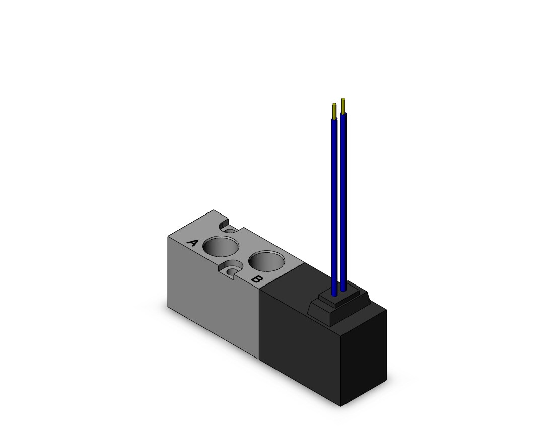 SMC VK3120-3H-01 valve 4 way body ported, VK3000 SOL VALVE 4/5 PORT