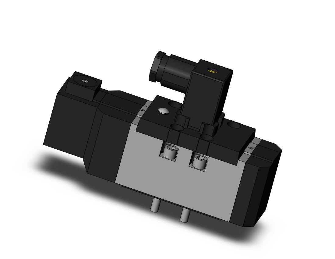 SMC VS7-8-FG-D-3N-Q valve iso dbl sol size 2, VS7-8 SOL VALVE 4/5 PORT