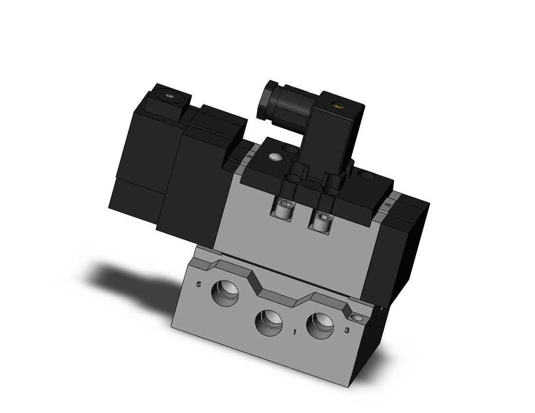 SMC VS7-8-FG-D-3NMA03T-Q alve sol/pilot 24vac iso2, VS7-8 SOL VALVE 4/5 PORT