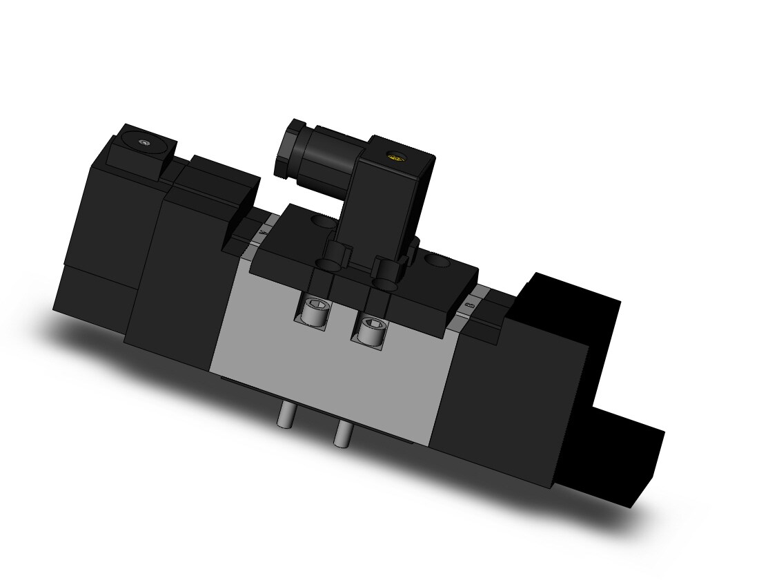 SMC VS7-8-FHG-D-1M-Q valve iso dbl sol size 2, VS7-8 SOL VALVE 4/5 PORT