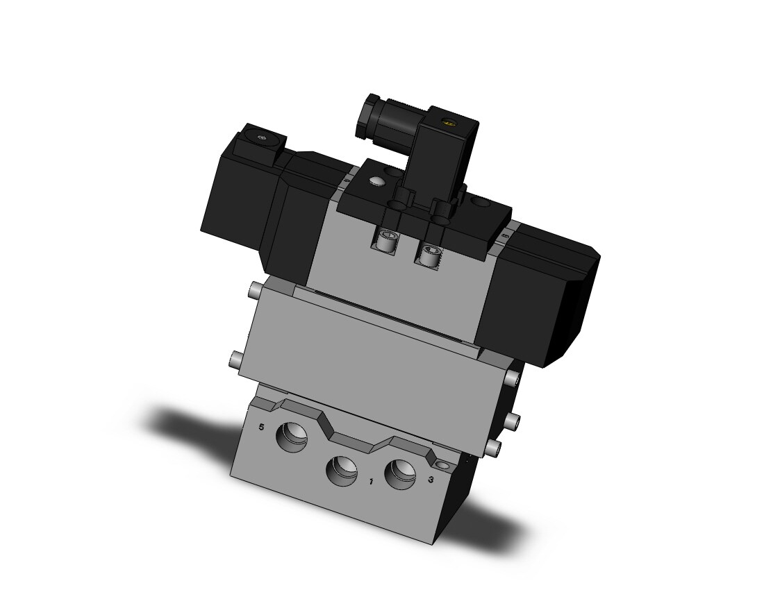 SMC VS7-8-FPG-D-3NA03 valve iso, VS7-8 SOL VALVE 4/5 PORT