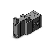 SMC VF1120-5MN1-M5 pilot operated 5 port solenoid valve, 4/5 PORT SOLENOID VALVE