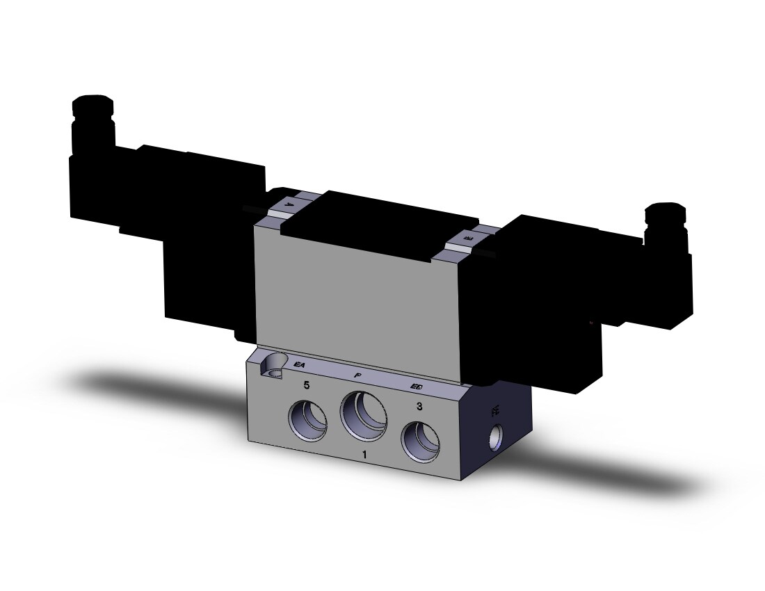SMC VFR4240-1DZ-03 valve, sol, VFR4000 SOL VALVE 4/5 PORT