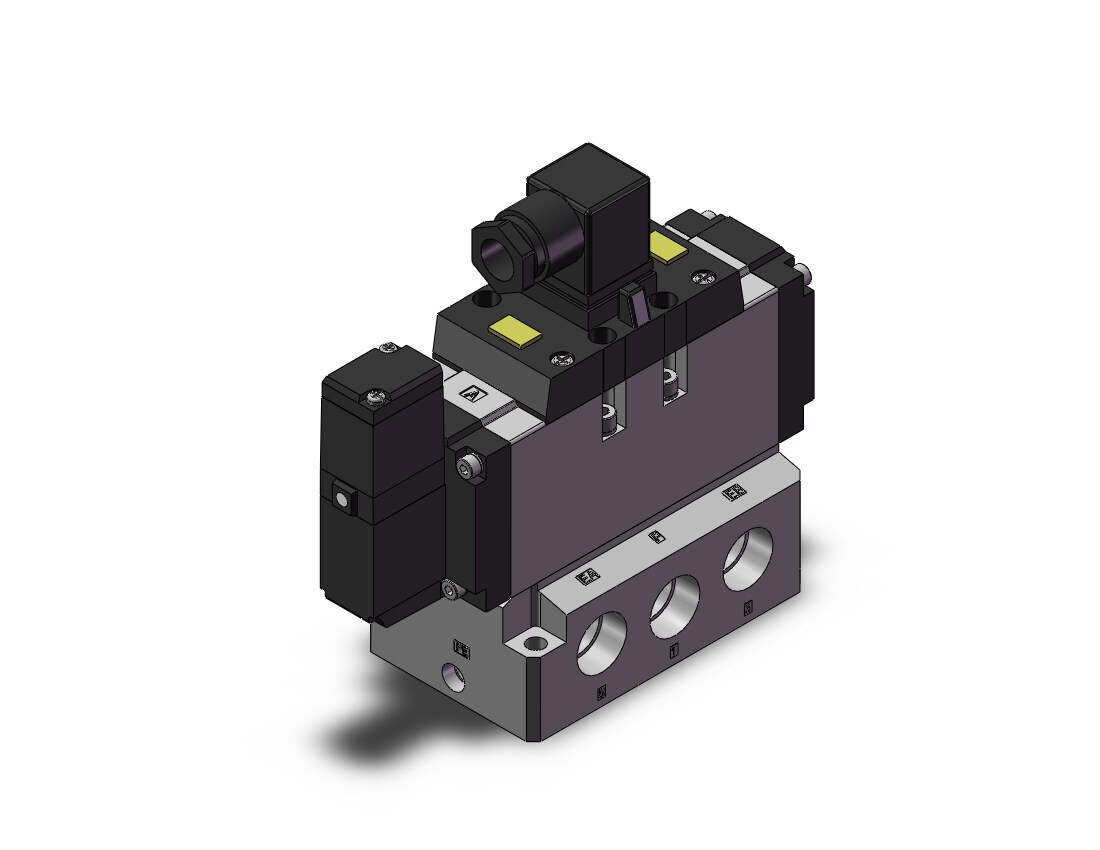SMC VFR5110R-5DZ-04N valve sgl non plug-in, VFR5000 SOL VALVE 4/5 PORT