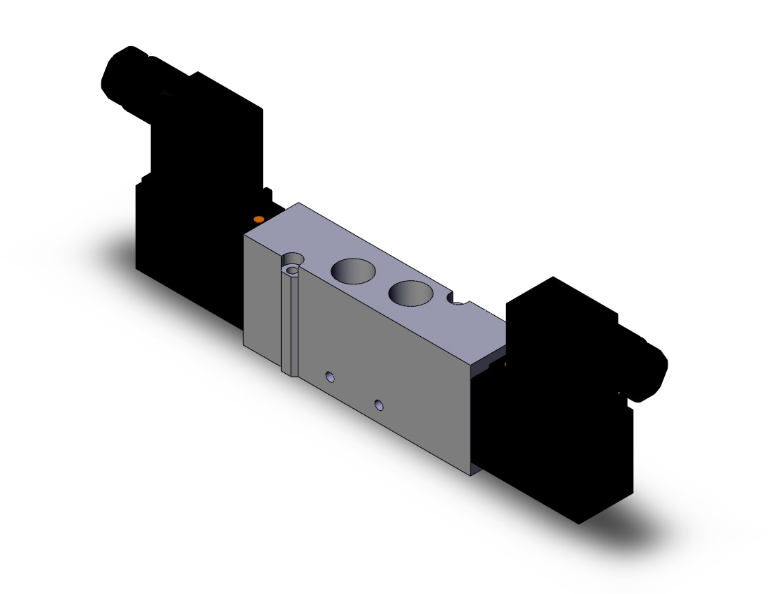 SMC VFS2220-1D-02N valve dbl solenoid body pt, VFS2000 SOL VALVE 4/5 PORT