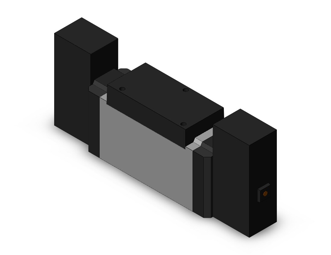 SMC VFS3201-5F valve dbl plug-in base mount, VFS3000 SOL VALVE 4/5 PORT
