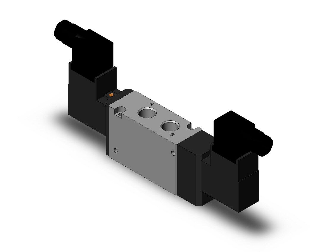 SMC VFS3220-5DZB-02F valve dbl solenoid body pt, VFS3000 SOL VALVE 4/5 PORT