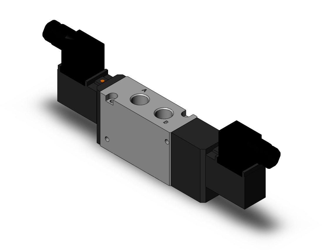 SMC VFS3320-1D-02 valve dbl solenoid body pt, VFS3000 SOL VALVE 4/5 PORT