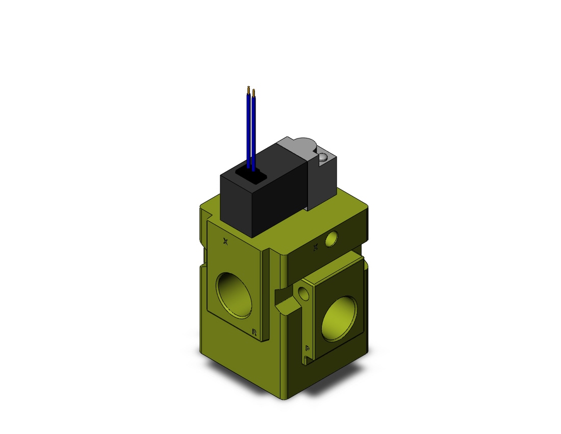 SMC VG342-3GS-06NB-E poppet type valve, 3 PORT SOLENOID VALVE