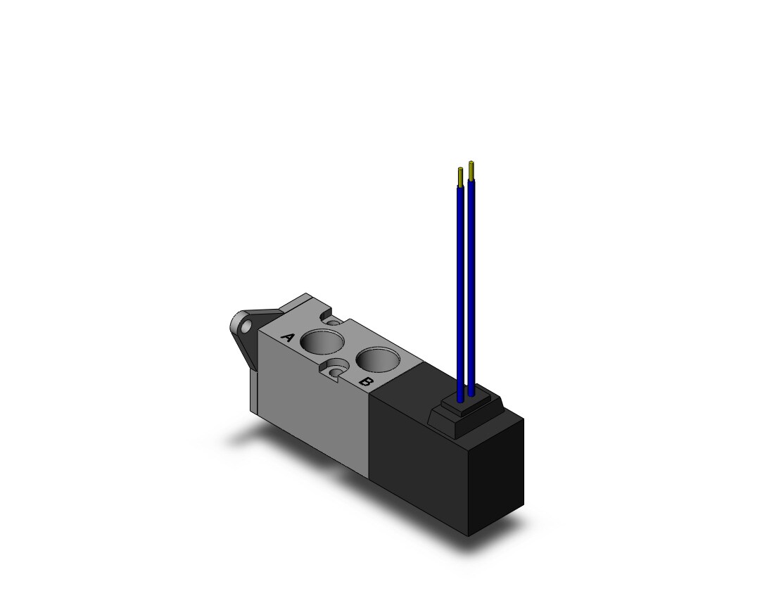 SMC VK3120-5G-01-F valve 4 way body ported, VK3000 SOL VALVE 4/5 PORT