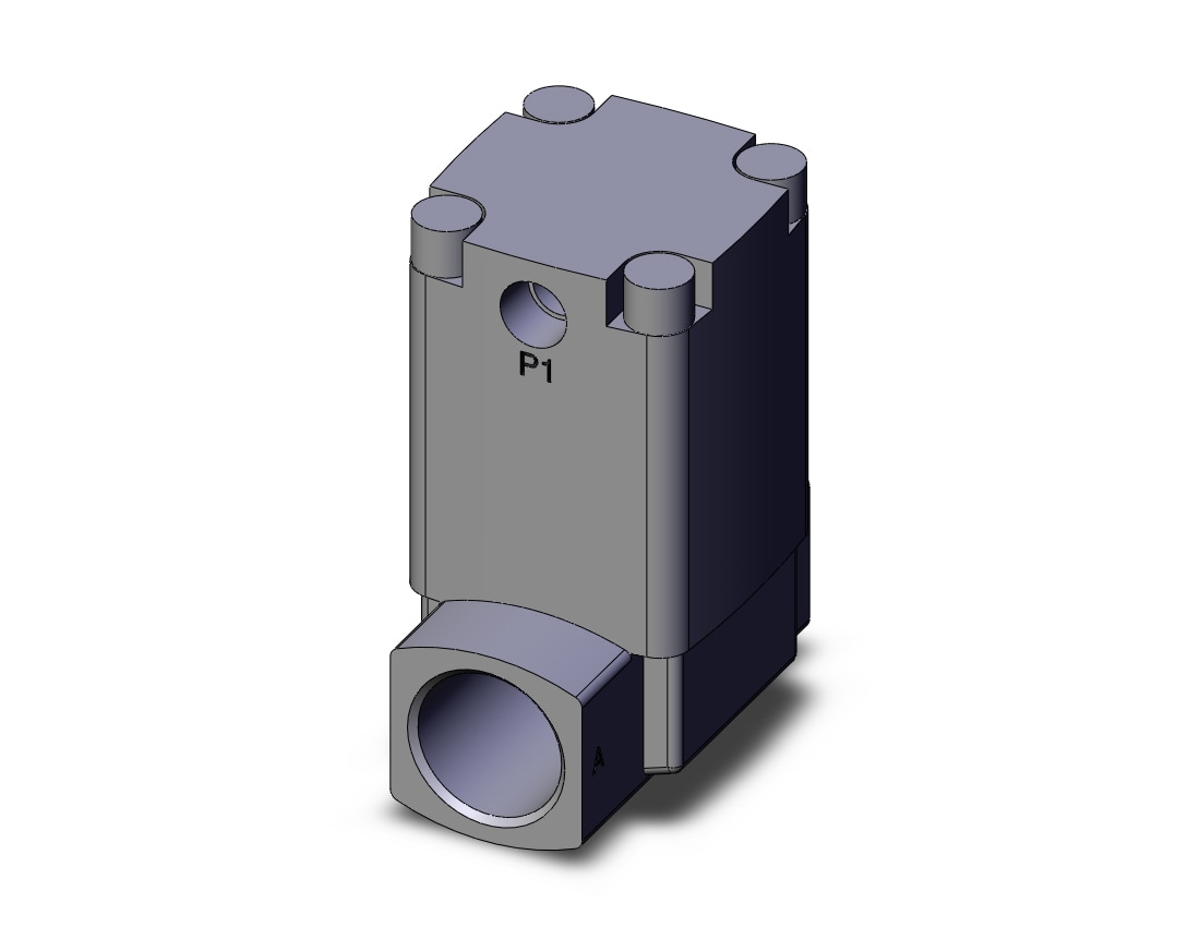 SMC VNB201CS-F15A process valve, VNA/B/C/D 2-WAY MEDIA VALVE