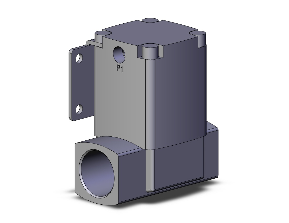 SMC VNC301B-N20A-B air piloted valve, 2 PORT PROCESS VALVE