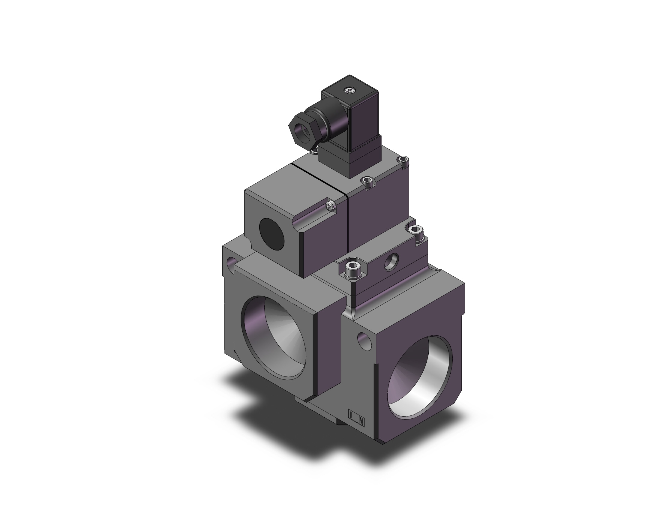 SMC VP3185V-205DZA1-N-Q valve, sol, npt, VP3/5/7 SOL VALVE 3-PORT