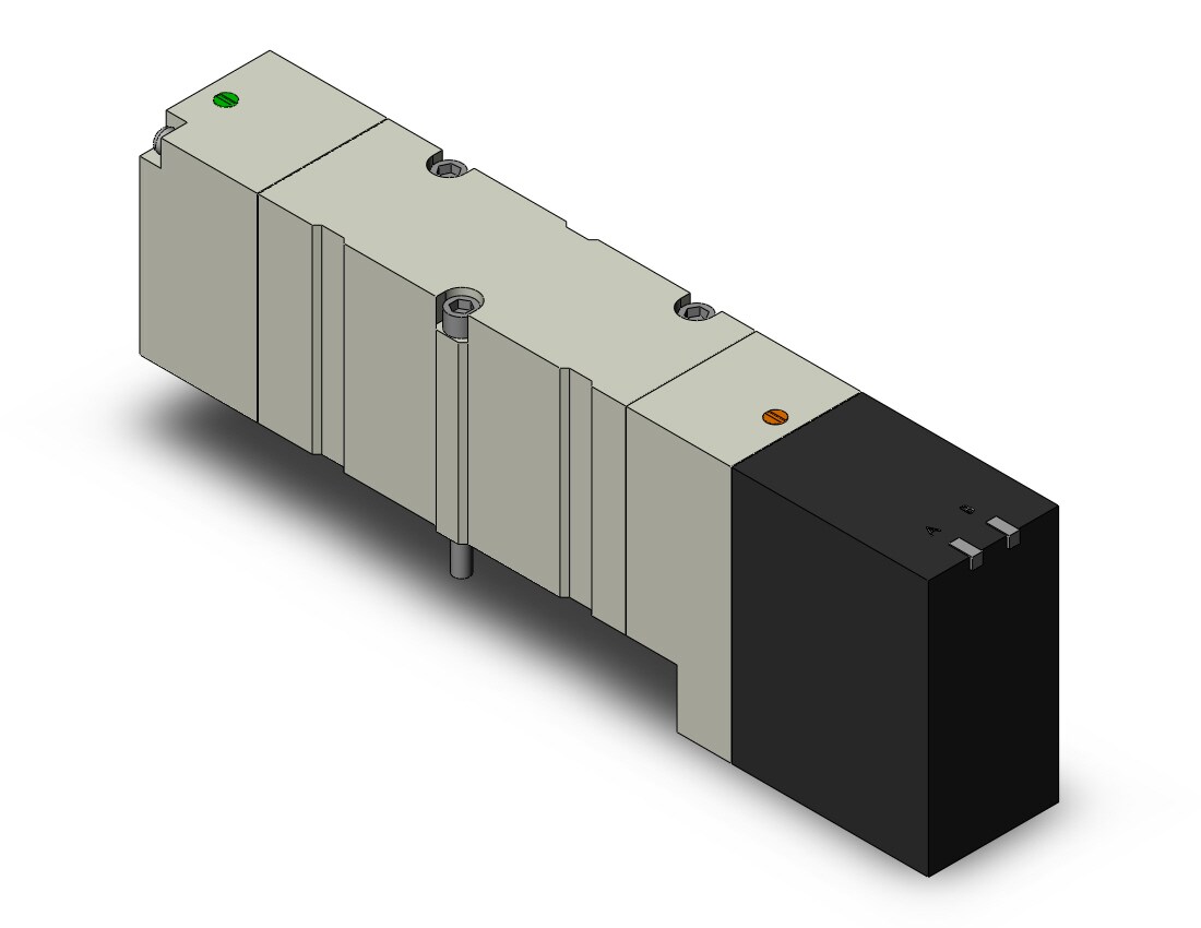 SMC VQ4201R-5B1 valve, dbl sol, plug-in (dc), VQ4000 VALVE, SOL 4/5-PORT