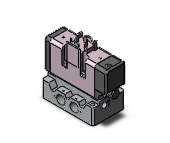 SMC VQ7-6-FG-S-3ZA03O valve/iso sgl sol size 1, VS7-6 SOL VALVE 4/5 PORT