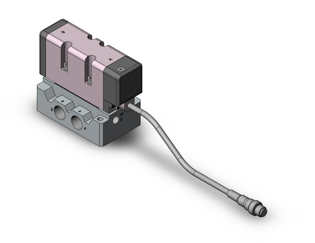 SMC VQ7-6-FG-S-3ZRA03FSC valve/iso sgl sol size 1, VS7-6 SOL VALVE 4/5 PORT