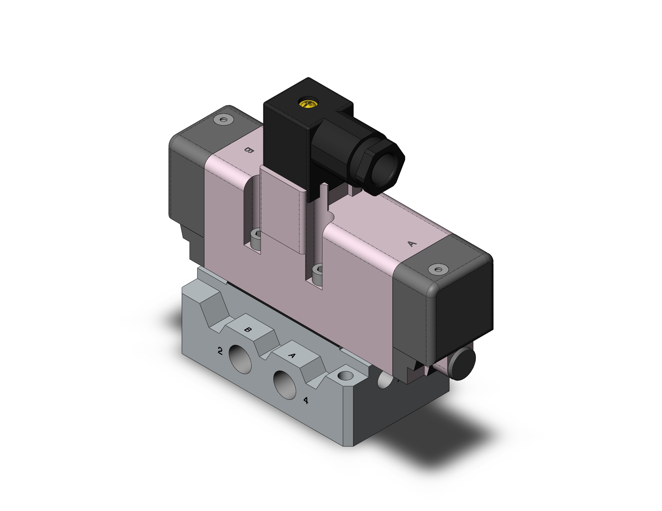 SMC VQ7-6-FHG-D-3ZRA02 valve iso dbl sol size 1, VS7-6 SOL VALVE 4/5 PORT