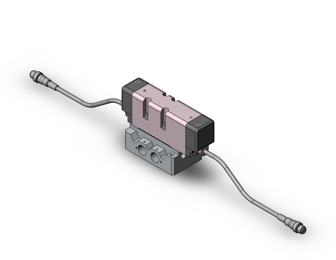 SMC VQ7-6-FJG-D-3NRA03SC valve iso dbl sol size 1, VS7-6 SOL VALVE 4/5 PORT