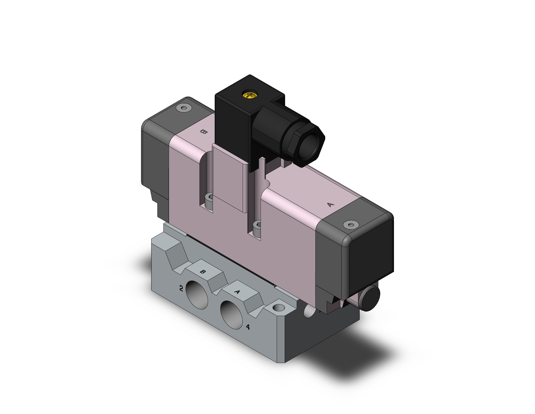 SMC VQ7-6-FPG-D-3ZRA03 valve iso dbl sol size 1, VS7-6 SOL VALVE 4/5 PORT