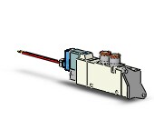 SMC VQZ2121-5L1-N7-F valve, body ported (dc), VQZ2000 VALVE, SOL 4/5-PORT***
